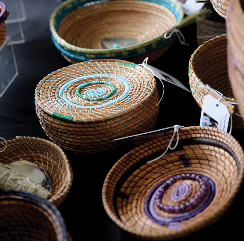 Native Basket Market at the Abbe Museum